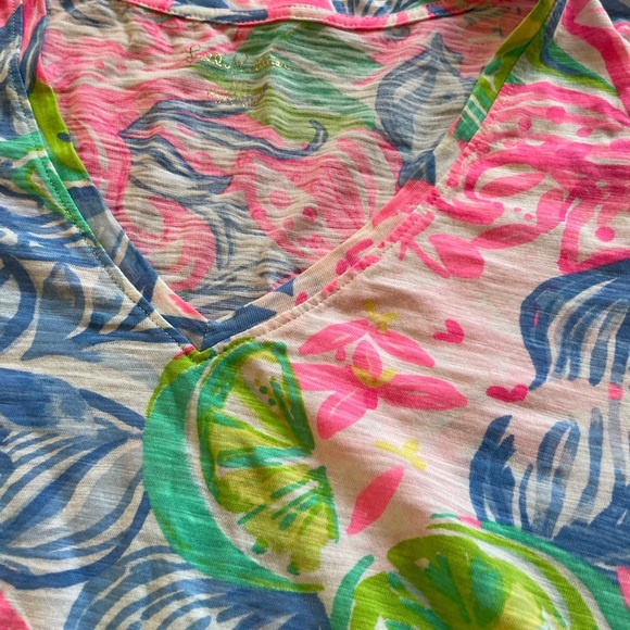 Lilly Pulitzer T-shirt Havana Cocktail print XS/S - Picture 2 of 6